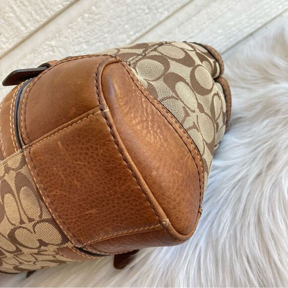 COACH Gallery Y2K Chelsea Signature Tan Brown 10986 - Picture 11 of 12